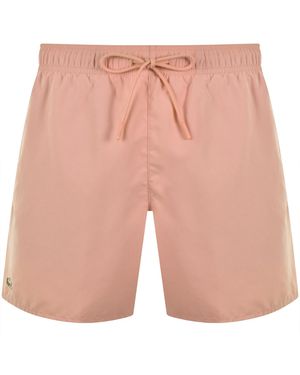 Lacoste Core Essentials Swim Shorts - Natural