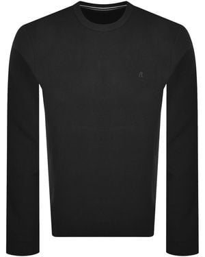 Replay Long Sleeve Logo T Shirt - Black