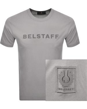 Belstaff Signature T Shirt Pumice - Grey