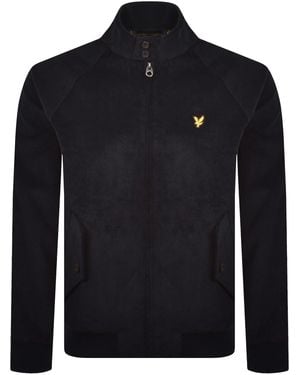 Lyle & Scott Corduroy Harrington Jacket - Blue