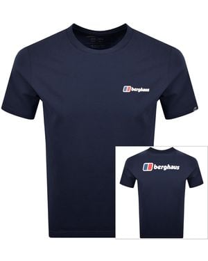 Berghaus Front And Back Logo T Shirt - Blue