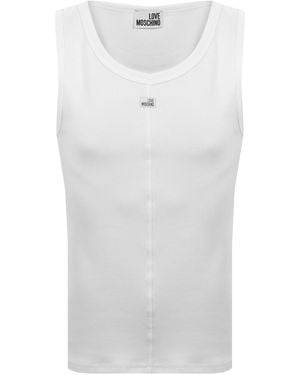 Moschino Lounge Vest - White