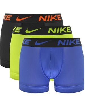 Nike Logo 3 Pack Trunks - Blue