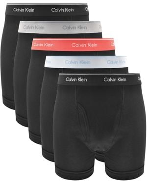 Calvin Klein Underwear 5 Pack Boxer Briefs - Black
