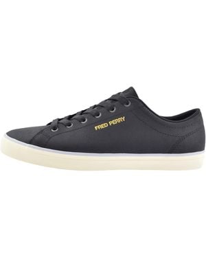 Fred Perry Baseline Nubuck Trainers - Blue