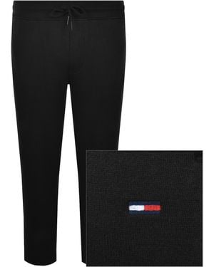 Tommy Hilfiger Slim Fit Badge Joggers - Black