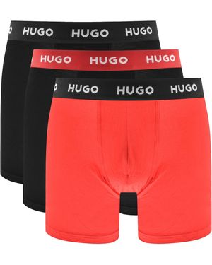 HUGO 3 Pack Trunks - Red