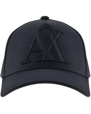 ARMANI EXCHANGE Logo Cap - Blue