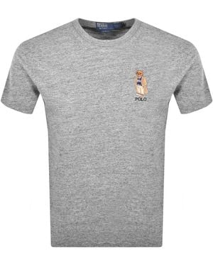 Ralph Lauren Bear T Shirt - Grey