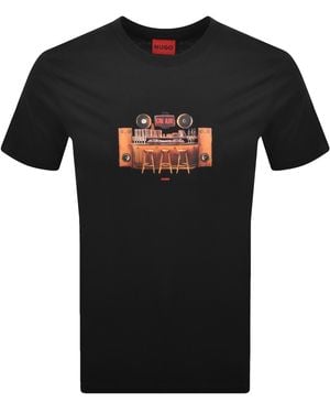 HUGO Durectee T Shirt - Black