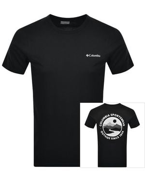 Columbia Outdoor Back Graphic T Shirt - Black