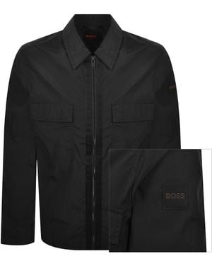 BOSS Boss Lotape Nylon Overshirt - Black