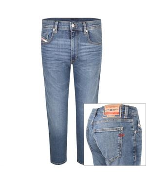 DIESEL D Strukt Slim Fit Dark Wash Jeans - Blue