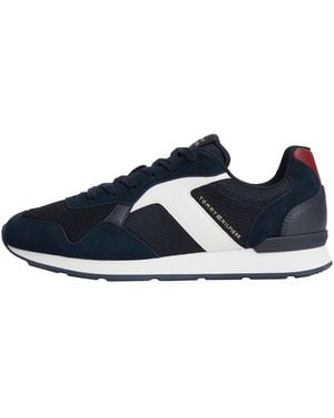 Tommy Hilfiger Core Mix Runner Trainer - Blue