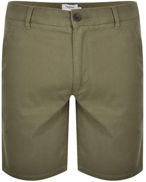 Farah Hawk Twill Shorts - Green