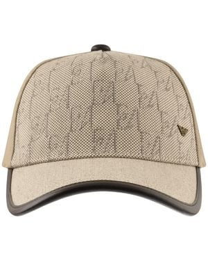 Armani Emporio Baseball Logo Cap - Natural