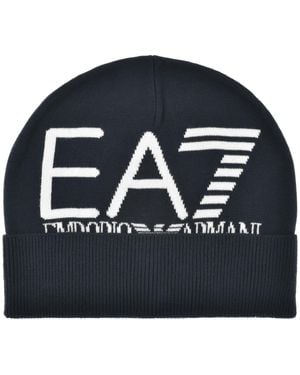EA7 Emporio Armani Beanie Hat - Blue