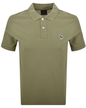 Paul Smith Zebra Polo T Shirt - Green