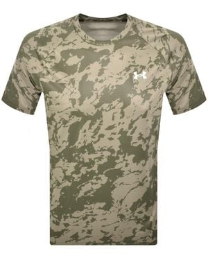 Under Armour Tech T Shirt Marine - Green