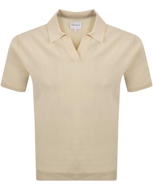 Norse Projects Anholt Paper Polo - Natural