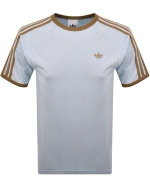 adidas Originals 3 Stripes T Shirt - Blue