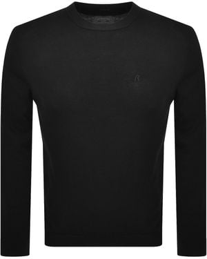 Replay Crew Neck Knit Sweater - Black