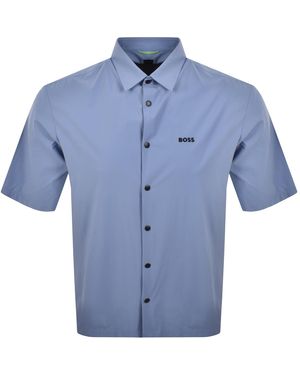 BOSS Boss Member Short Sleeved Shirt Light - Blue