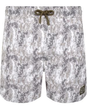 Marshall Artist Erosion Swim Shorts Camo - Grey