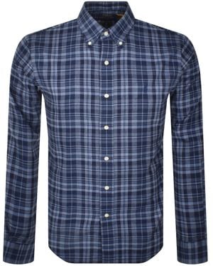 Ralph Lauren Check Long Sleeve Shirt - Blue