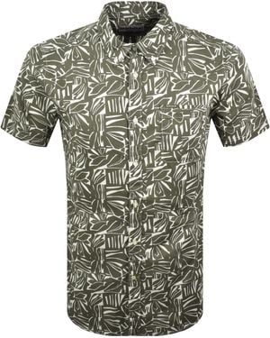 Barbour Orton Print Summer Shirt - Green