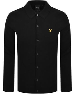 Lyle & Scott Knitted Shirt - Black