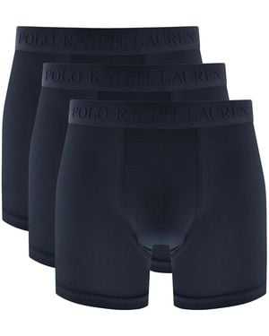 Ralph Lauren Underwear 3 Pack Boxer Briefs - Blue