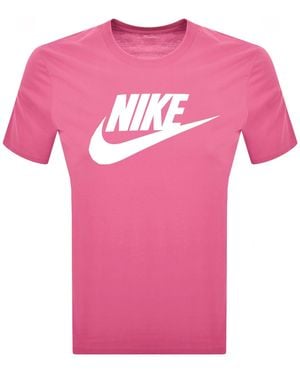 Nike Futura Icon T Shirt - Pink