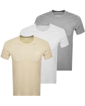 BOSS BUSINESS Boss 3 Pack Crew Neck T Shirts - White