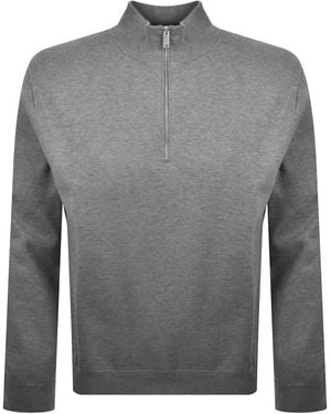 Calvin Klein Quarter Zip Jumper - Grey