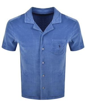 Ralph Lauren Towelling Shirt - Blue