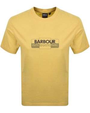 Barbour Leighton T Shirt - Yellow