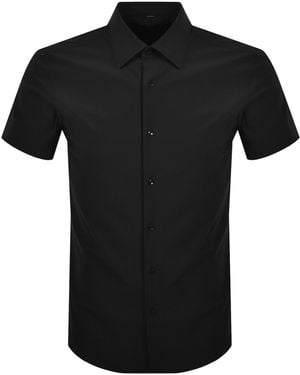 BOSS BUSINESS Boss P Hank Kent Slim Fit Shirt - Black