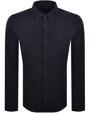 BOSS Boss Jersey Slim Fit Shirt - Blue