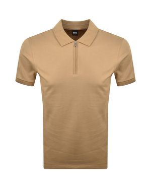 BOSS BUSINESS Boss C Pei 90 Polo - Natural