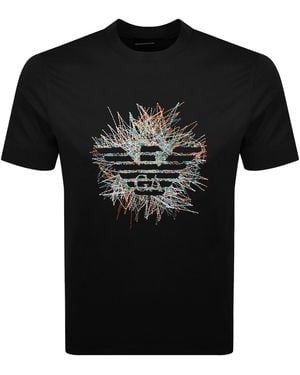 Armani Emporio Logo T Shirt - Black