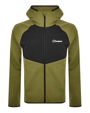 Berghaus Lightweight Hooded Raglan Jacket - Green