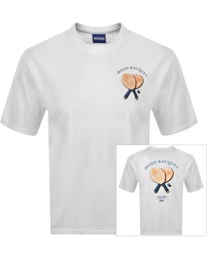 HUGO Nulaxo T Shirt - White