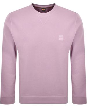 BOSS Boss Westart 1 Sweatshirt - Purple