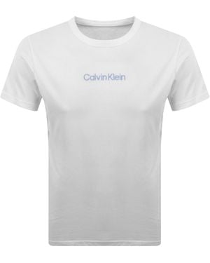 Calvin Klein Lounge Crew Neck T Shirt - White