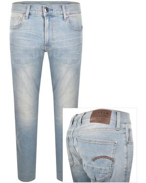 G-Star G-Star Revend Skinny Jeans Light Wash - Blue