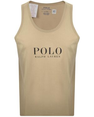 Ralph Lauren Logo Vest - Natural