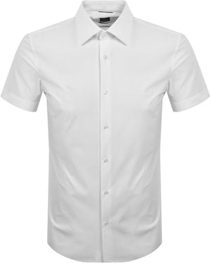 BOSS BUSINESS Boss P Hank Kent Slim Fit Shirt - White