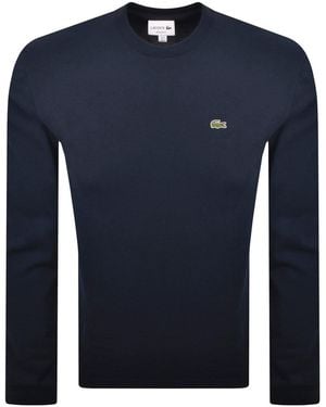 Lacoste Long Sleeved T Shirt - Blue