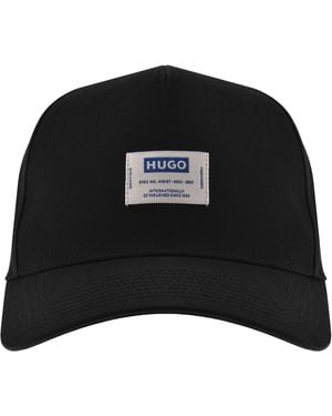 HUGO Merk Baseball Cap - Black